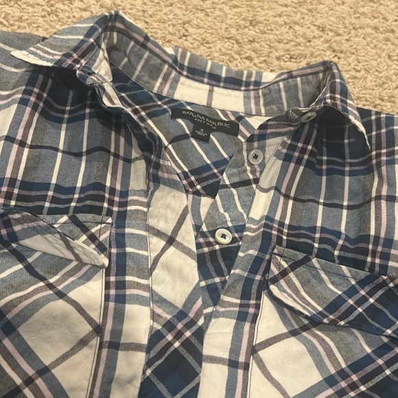Banana Republic, Small, plaid tunic - Picture 2 of 4